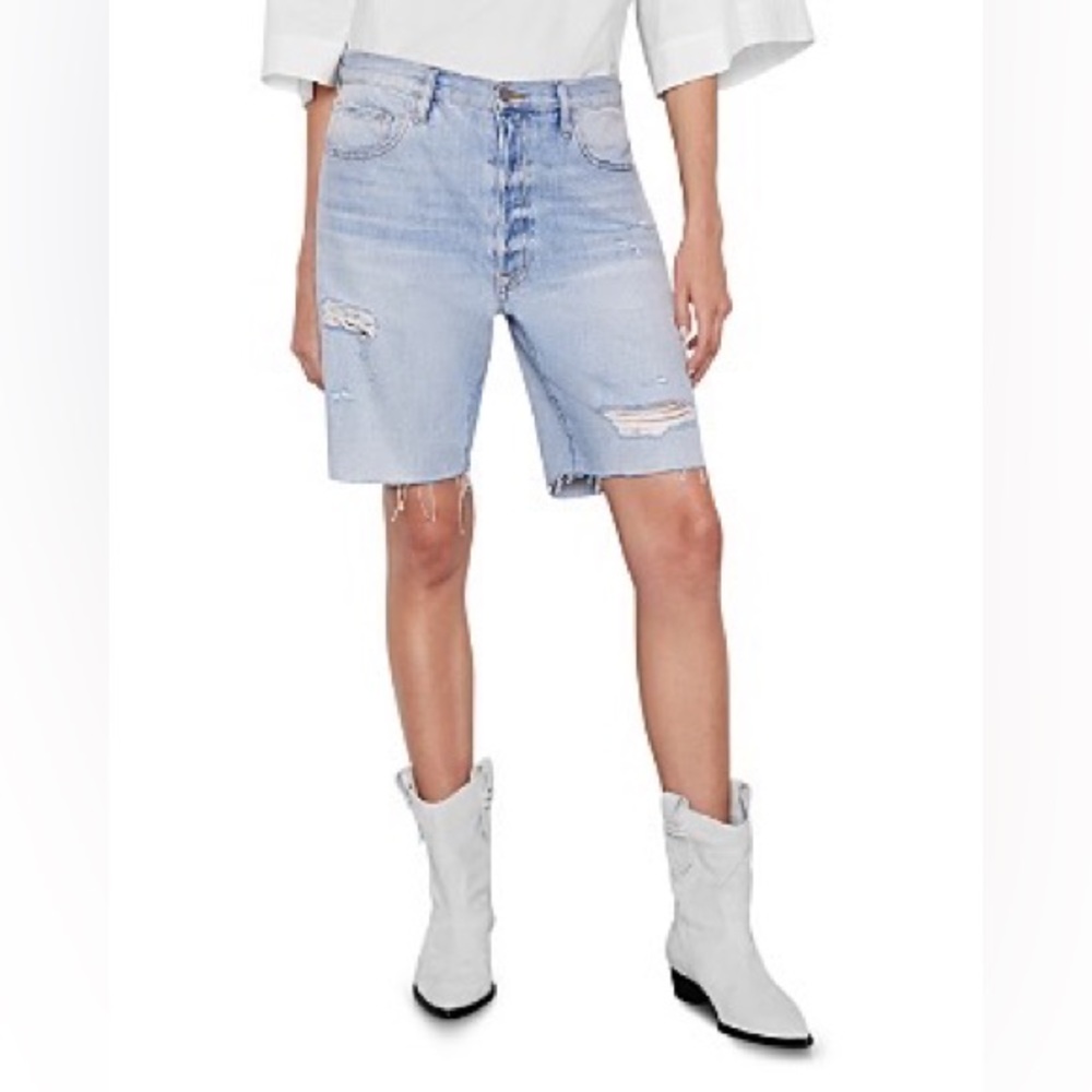 Frame Denim Le Slouch Bermuda Shorts Size 31